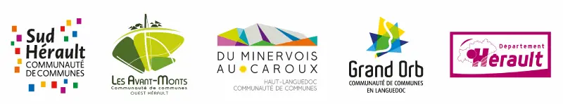 Logos des 4 communautés de communes